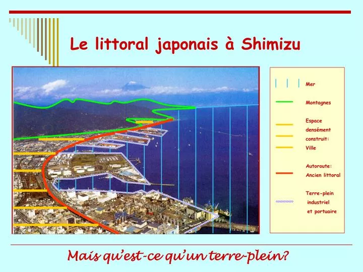 le littoral japonais shimizu