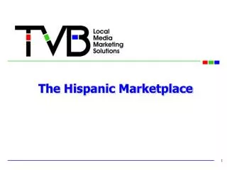 The Hispanic Marketplace