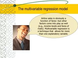 The multivariable regression model