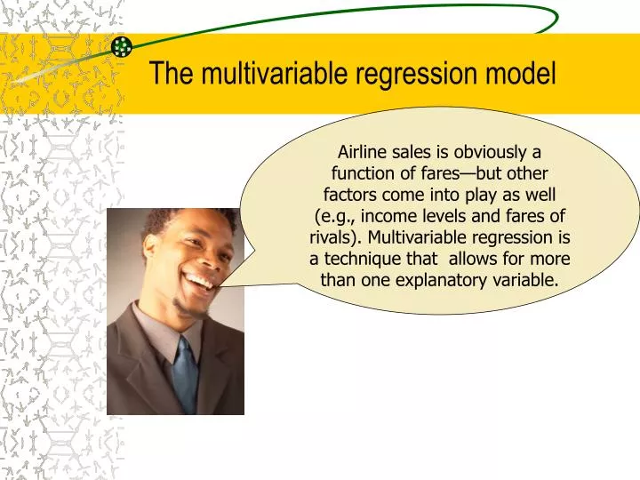 the multivariable regression model