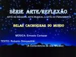 SÉRIE ARTE/REFLEXÃO - slide 1