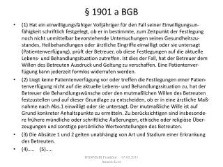 1901 a bgb