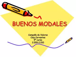 buenos modales