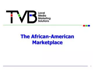 The African-American Marketplace