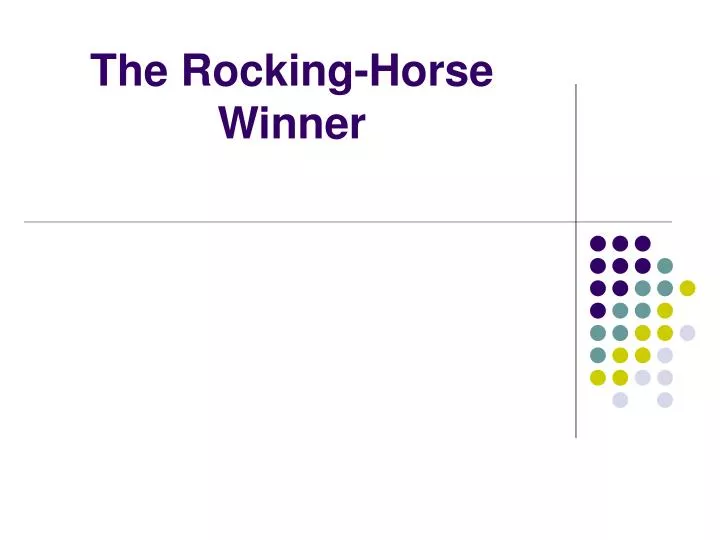 the rocking horse winner