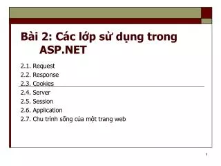 b i 2 c c l p s d ng trong asp net
