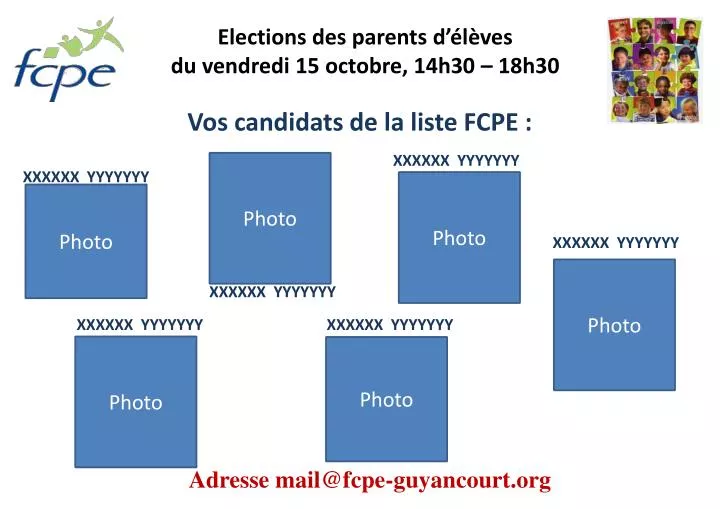 elections des parents d l ves du vendredi 15 octobre 14h30 18h30
