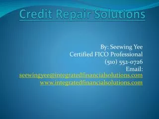 Credit Repair Solutions