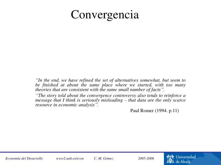 convergencia