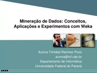 minera o de dados conceitos aplica es e experimentos com weka