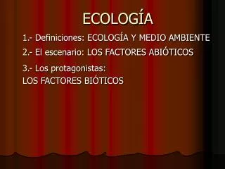 ecolog a