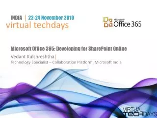 Microsoft Office 365: Developing for SharePoint Online