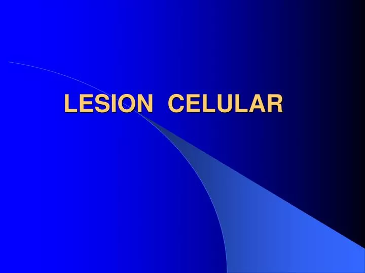 lesion celular
