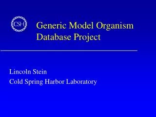 Generic Model Organism Database Project