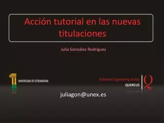 acci n tutorial en las nuevas titulaciones