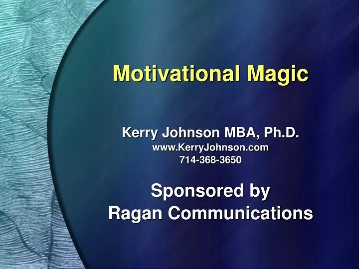 motivational magic
