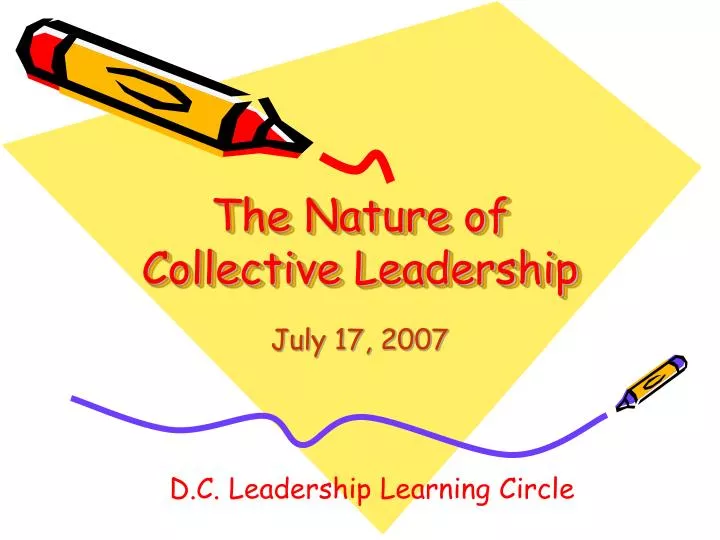 the nature of collective leadership