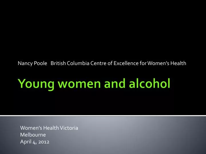 nancy poole british columbia centre of excellence for women s health