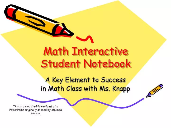math interactive student notebook