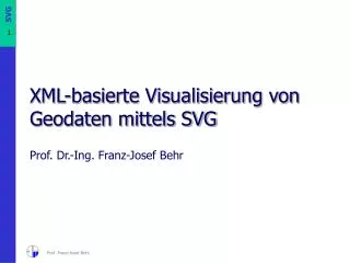 xml basierte visualisierung von geodaten mittels svg