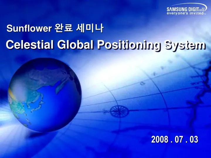 celestial global positioning system