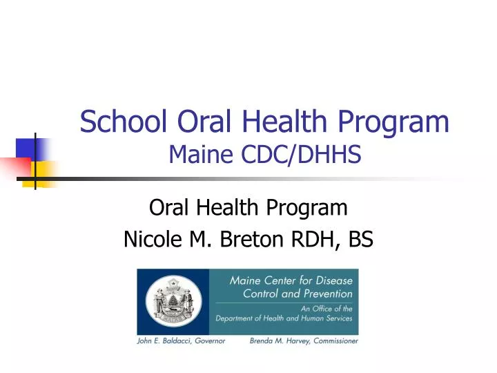 school oral health program maine cdc dhhs