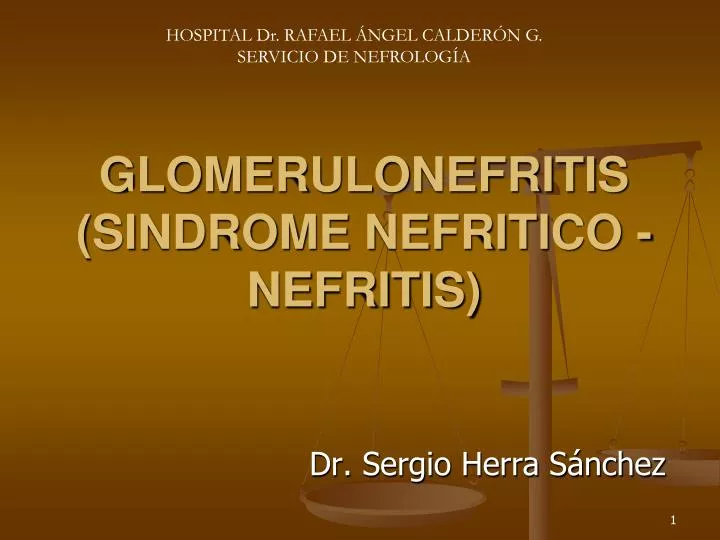 glomerulonefritis sindrome nefritico nefritis
