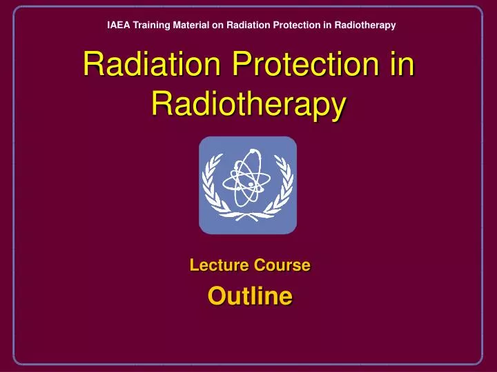 radiation protection in radiotherapy