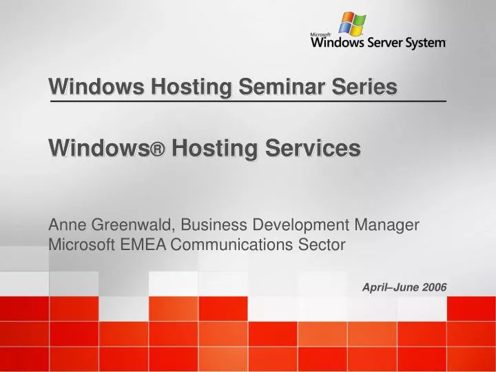 windows hosting services