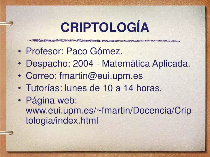 criptolog a