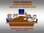 FÓRUM PERMANENTE DA MICRO EMPRESAS E EMPRESAS DE PEQUENO PORTE - slide 1
