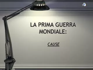 la prima guerra mondiale