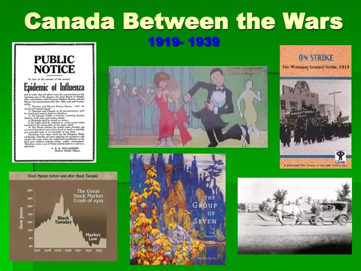 canada between the wars 1919 1939