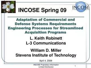 Adaptation of Commercial and Defense Systems Requirements Engineering Processes for Streamlined Acquisition Programs