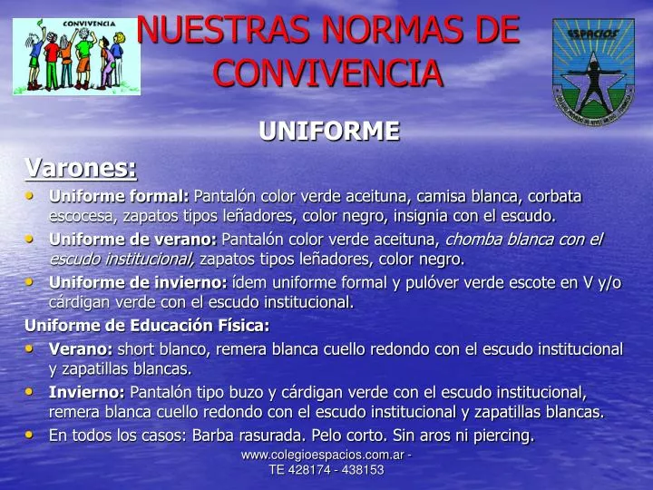 nuestras normas de convivencia