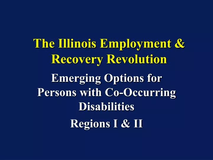 the illinois employment recovery revolution