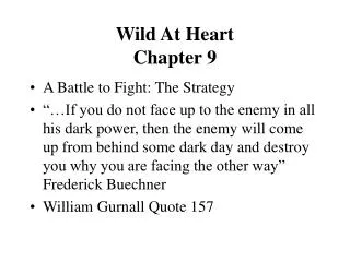 Wild At Heart Chapter 9
