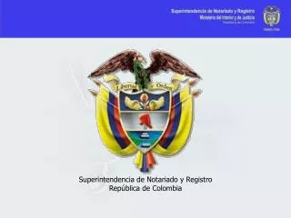 Superintendencia de Notariado y Registro República de Colombia