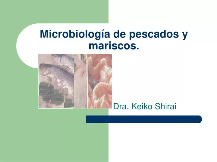 microbiolog a de pescados y mariscos