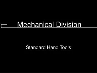 Mechanical Division