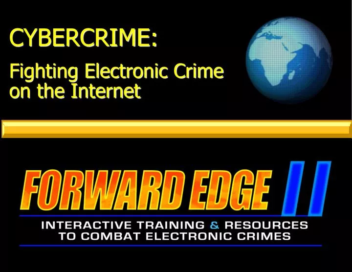 cybercrime fighting electronic crime on the internet