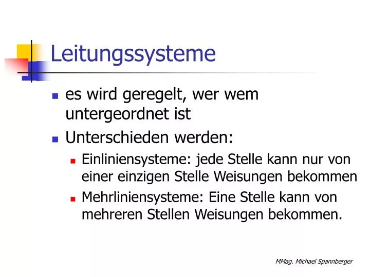 leitungssysteme