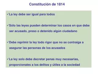 Constitución de 1814