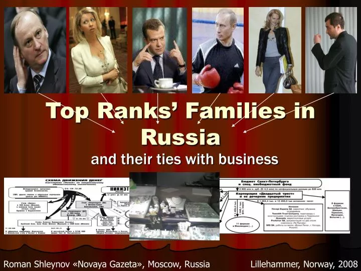 top ranks families in russia