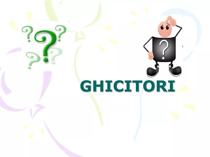 ghicitori