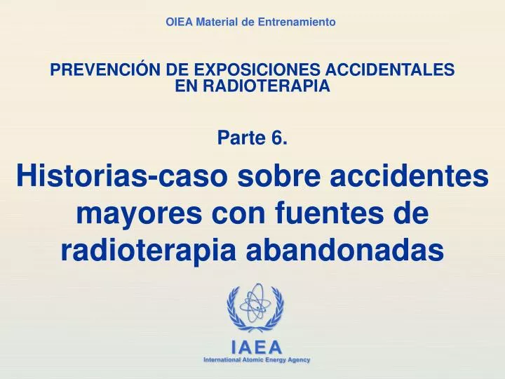 prevenci n de exposiciones accidentales en radioterapia