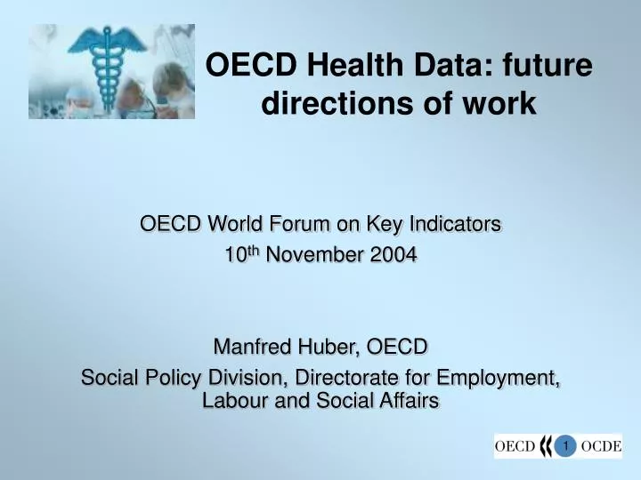 oecd health data future directions of work