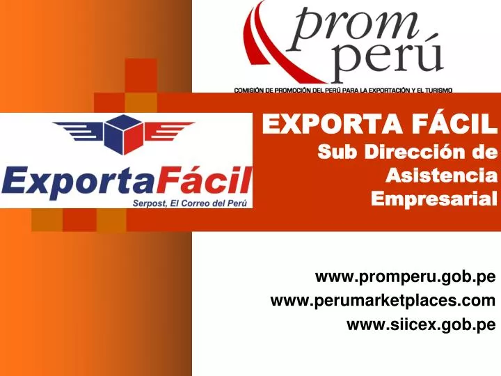 exporta f cil sub direcci n de asistencia empresarial