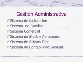 gesti n administrativa