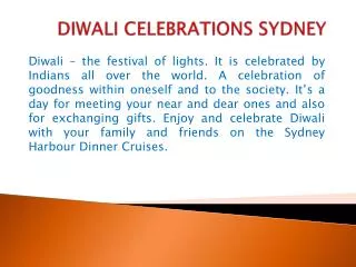 diwali celebrations sydney